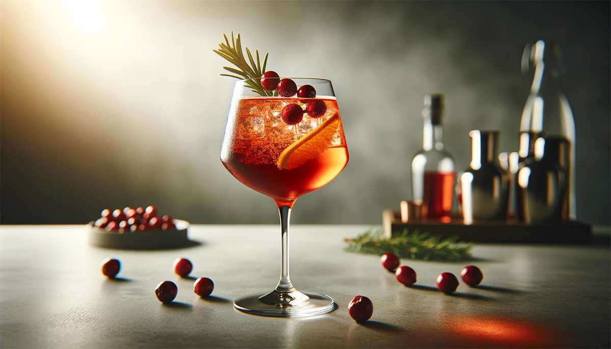 cocktail spritz de Noël