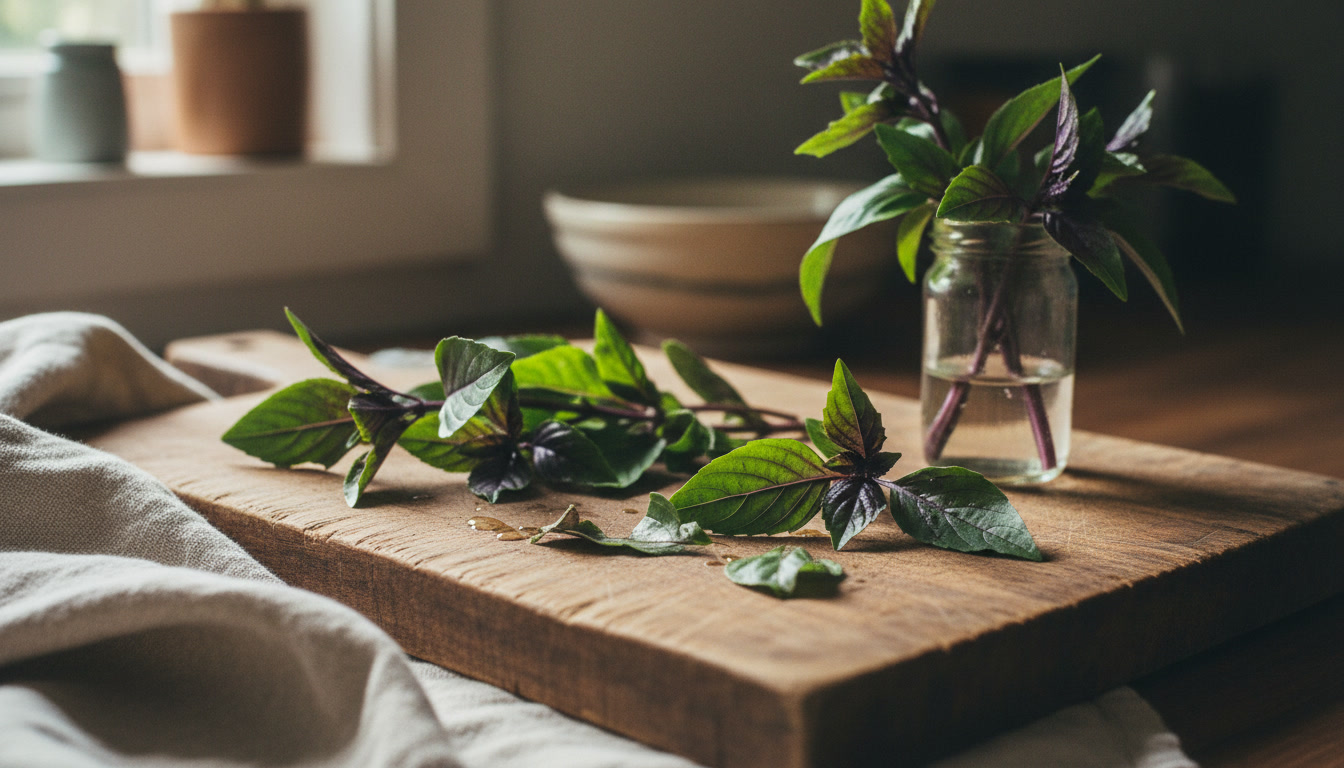 Bienfaits Basilic thaï